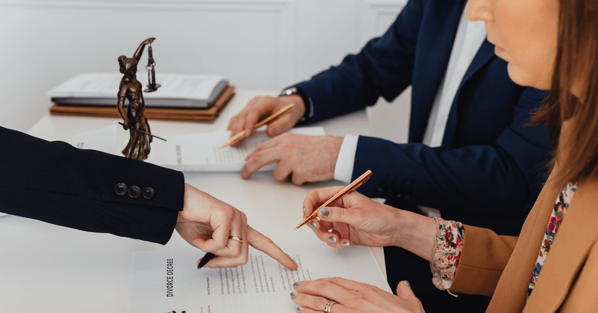 Reviewing a divorce decree together